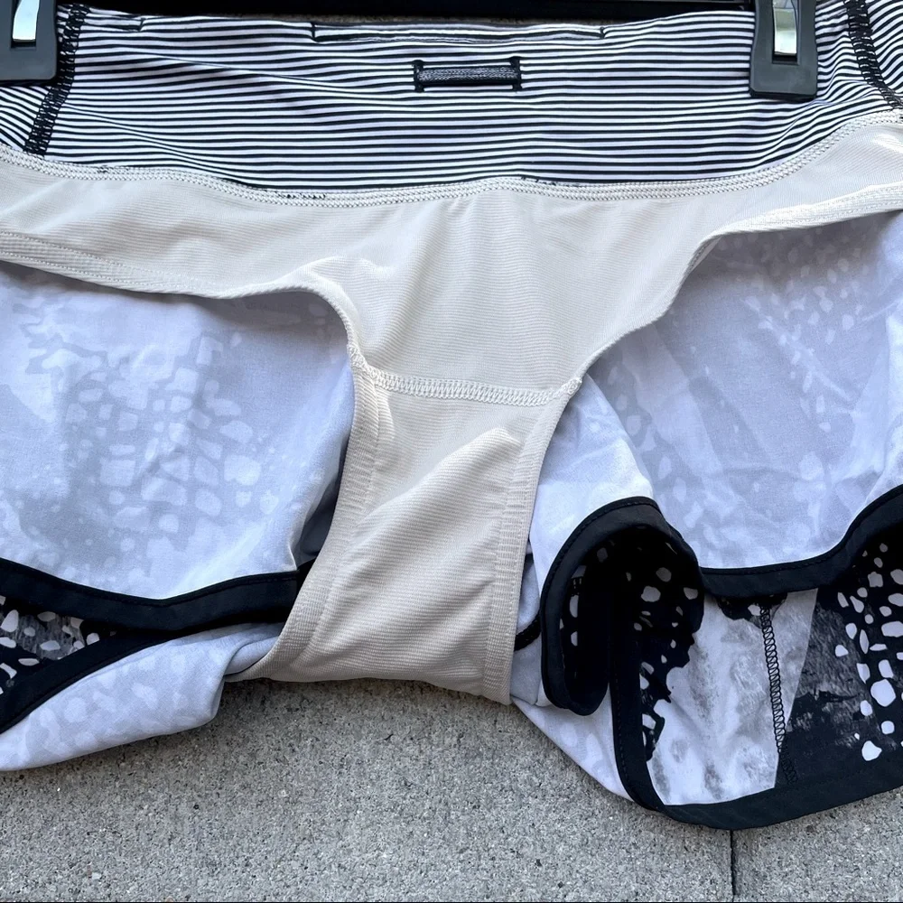 Lululemon Speed Short Static Mist White Black - Picture 8 of 9